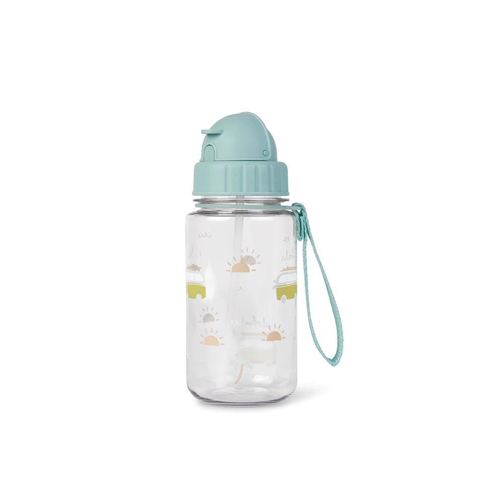 Botella con Pajita y Colgador Aloha 450ml - Saro