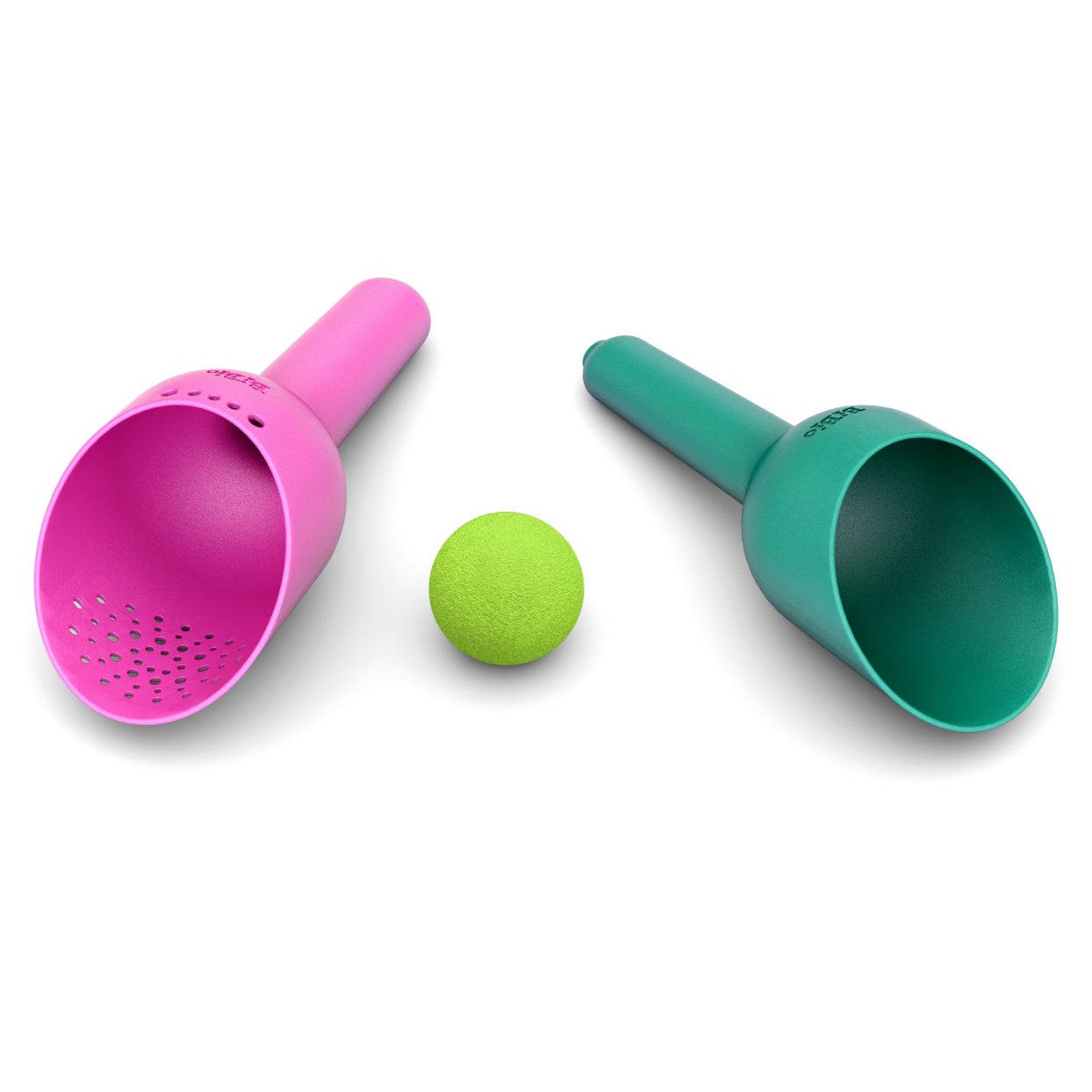 SiBi: Set 2 palas con tamiz ergonómicas y pelota (Varios colores) - BiBio