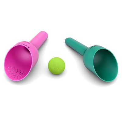 SiBi: Set 2 palas con tamiz ergonómicas y pelota (Varios colores) - BiBio