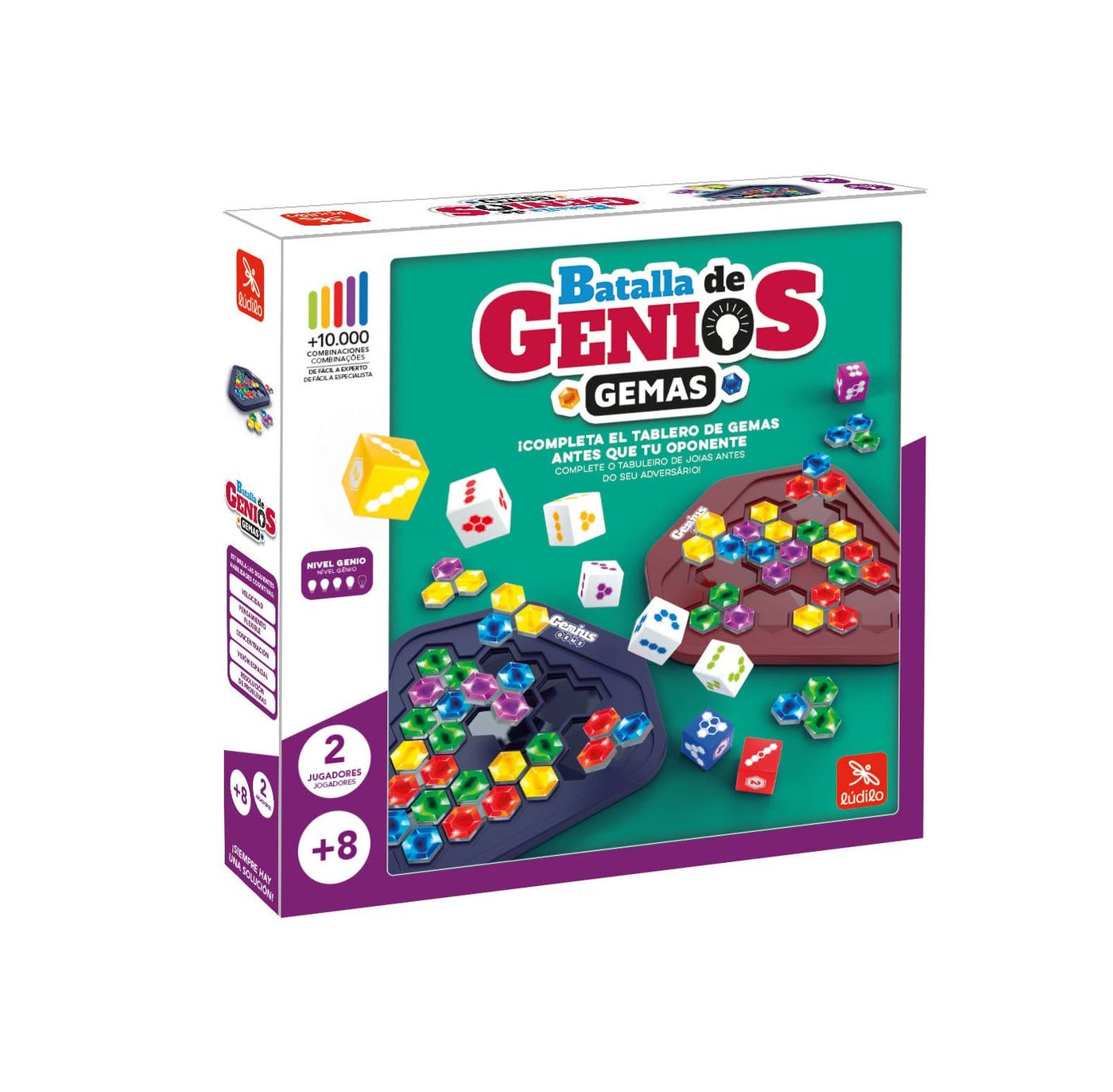 Batalla de Genios GEMAS - Juego de lógica, planificación y visión espacial