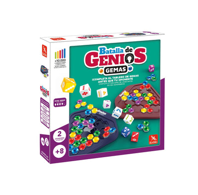 Batalla de Genios GEMAS - Juego de lógica, planificación y visión espacial