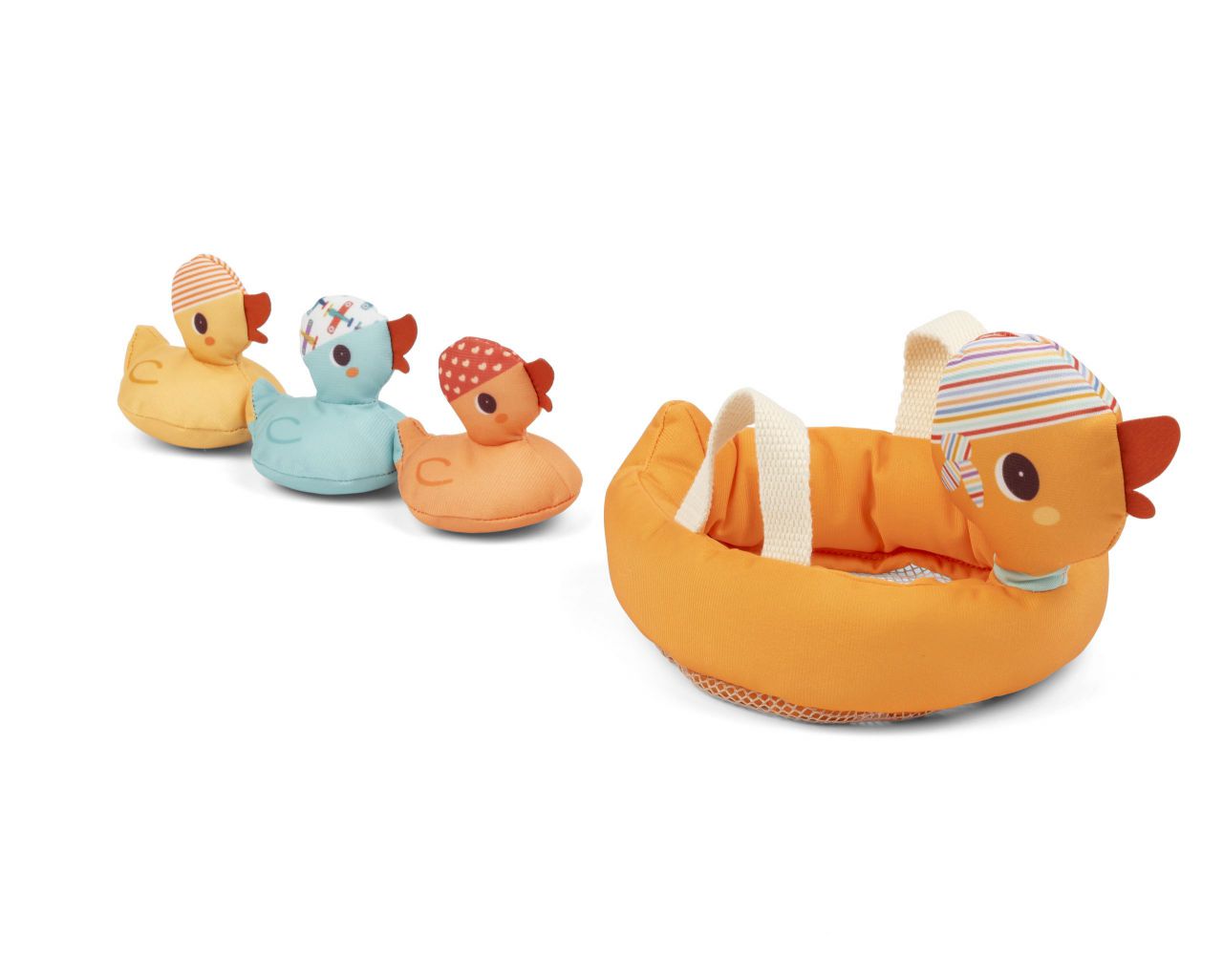 Mamá pato y sus patitos magnéticos (Juego de Baño) - Lilliputiens