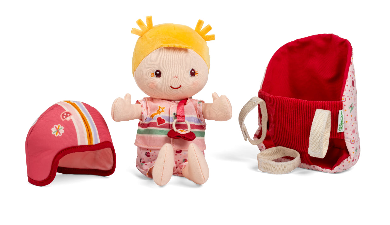 Lena Muñeca y Asiento de Bicicleta - Lilliputiens