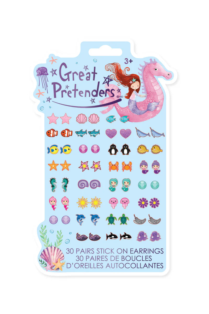 Pendientes de pegatinas de sirena - Great Pretenders