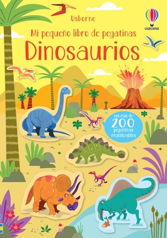 Mi pequeño libro de pegatinas dinosaurios
