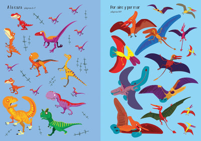 Mi pequeño libro de pegatinas dinosaurios