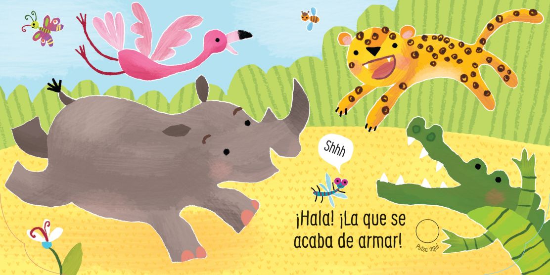 Toco y escucho: No hagas cosquillas al cocodrilo - Libro musical