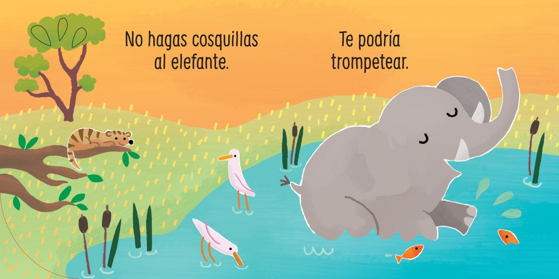 Toco y escucho: No hagas cosquillas al elefante - Libro musical