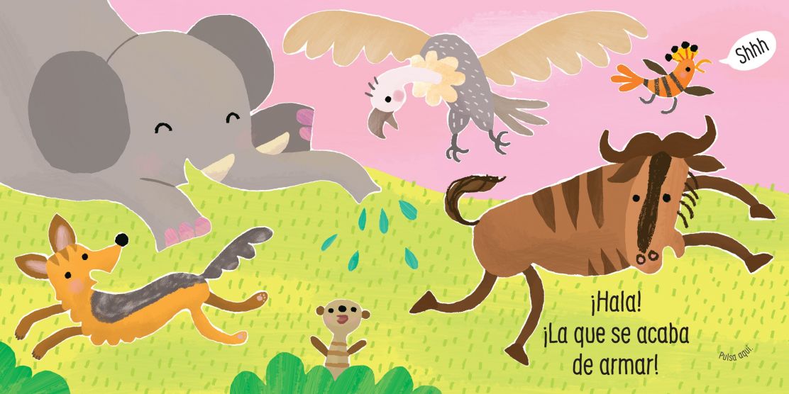 Toco y escucho: No hagas cosquillas al elefante - Libro musical