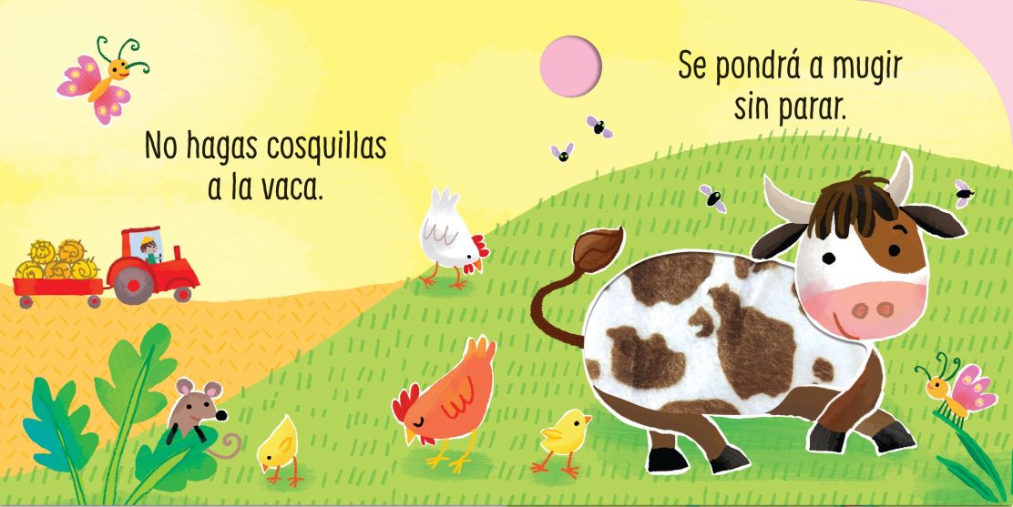 Toco y escucho: No hagas cosquillas a la vaca - Libro musical