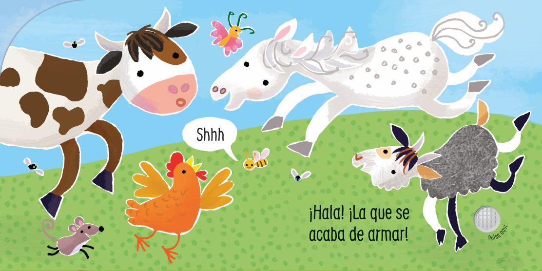 Toco y escucho: No hagas cosquillas a la vaca - Libro musical