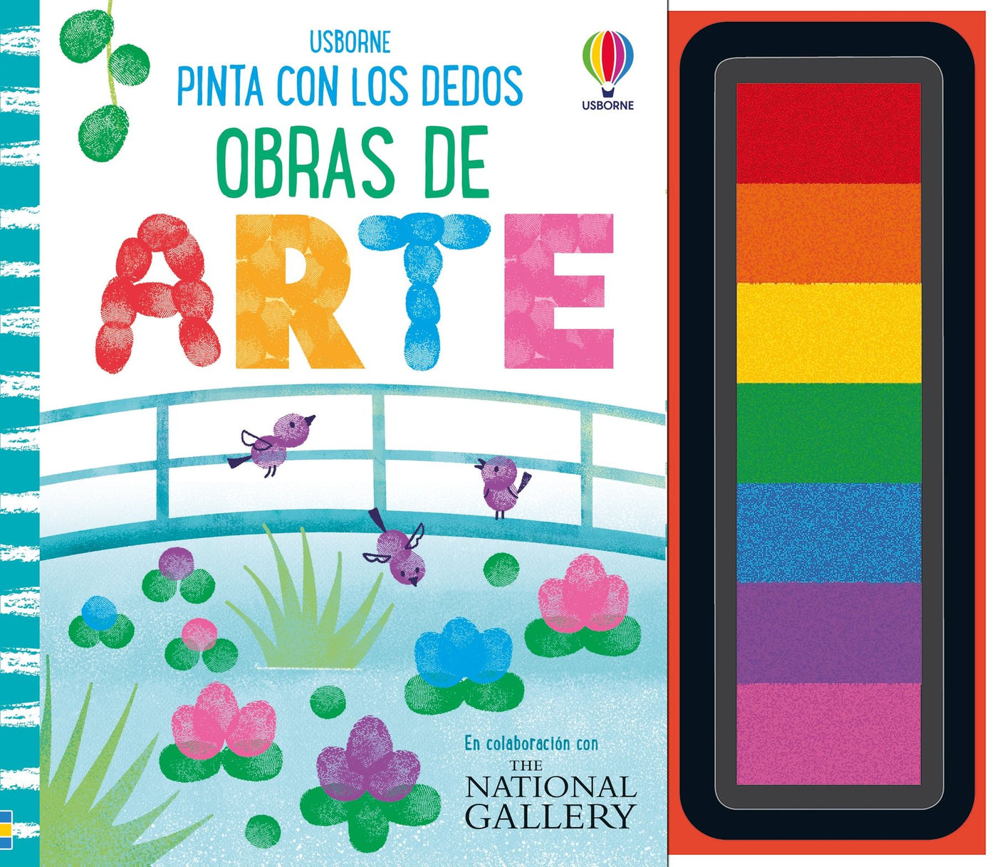 Pinta con los dedos: Obras de Arte - Usborne