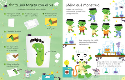 Crea y juega entre monstruos, brujas y fantasmas - Usborne