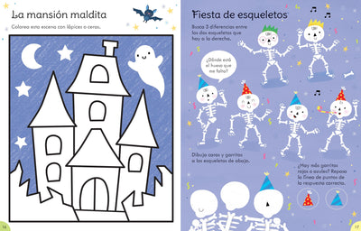 Crea y juega entre monstruos, brujas y fantasmas - Usborne