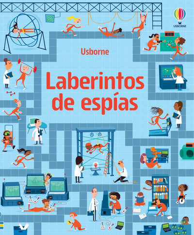 Libro y puzzle: Laberintos de espías - Usborne