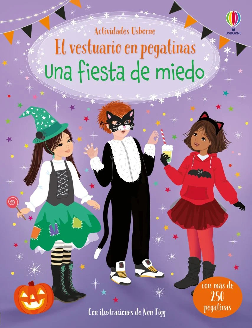 Una fiesta de miedo, vestuario en pegatinas - Usborne