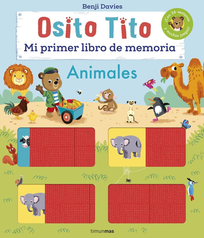 Osito Tito: Animales. Mi primer libro de memoria