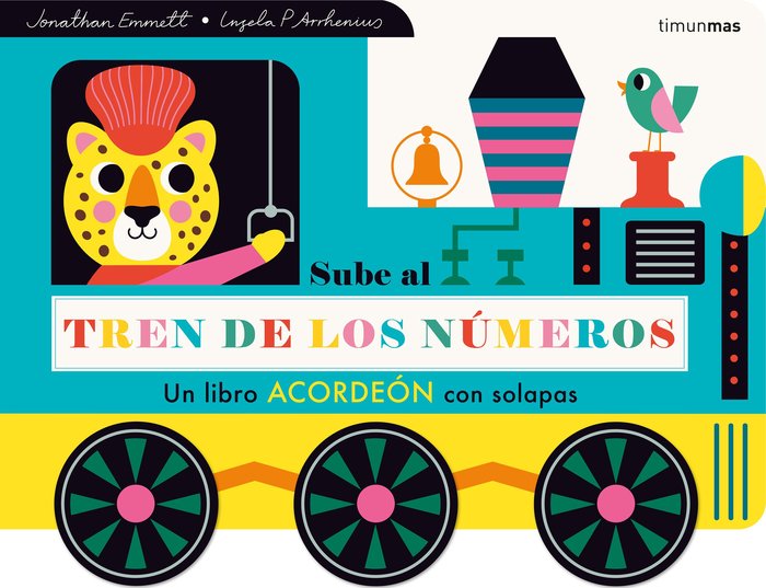 Sube al Tren de los Números (Libro acordeón con solapas)