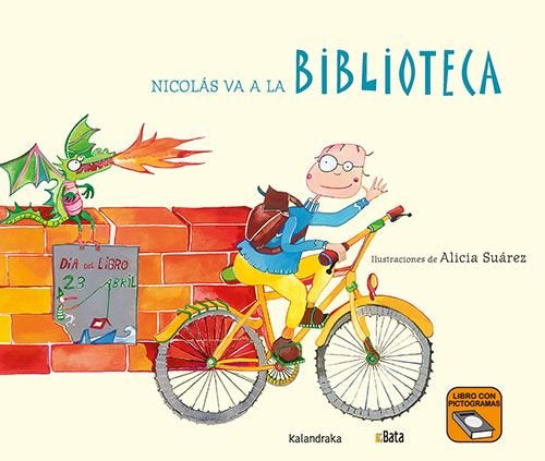 Nicolás va a la biblioteca - Libro con pictogramas