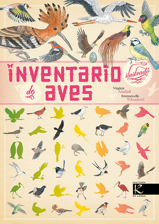 Inventario ilustrado de las aves