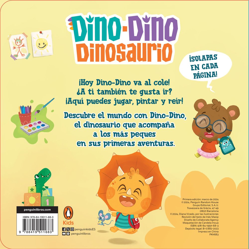 Dino Dino Dinosaurio Descubre el Cole