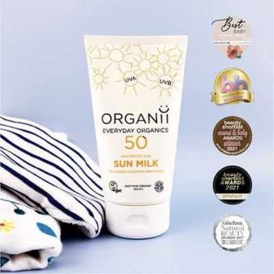 Leche solar SPF50 Eco ORGANII 125 ml