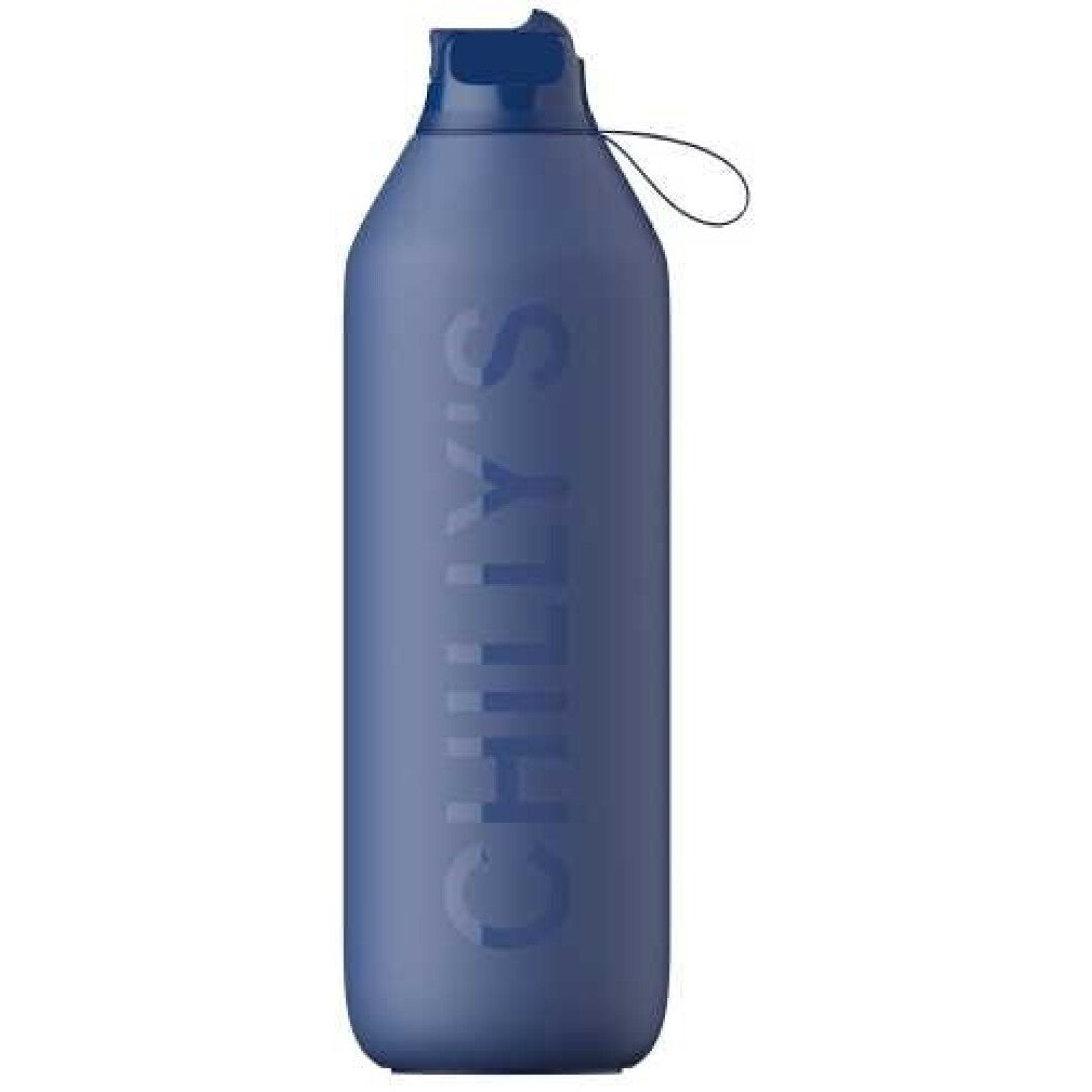 Botella Chilly Serie 2 FLIP AZUL WHALE : 1L