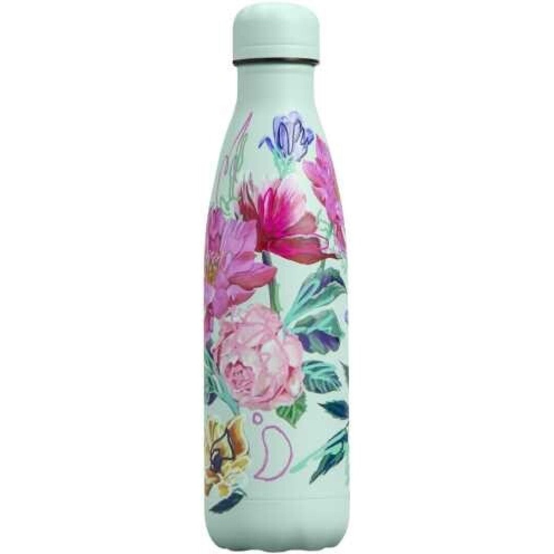 Botella Chilly Floral Art Attack : 500 ml