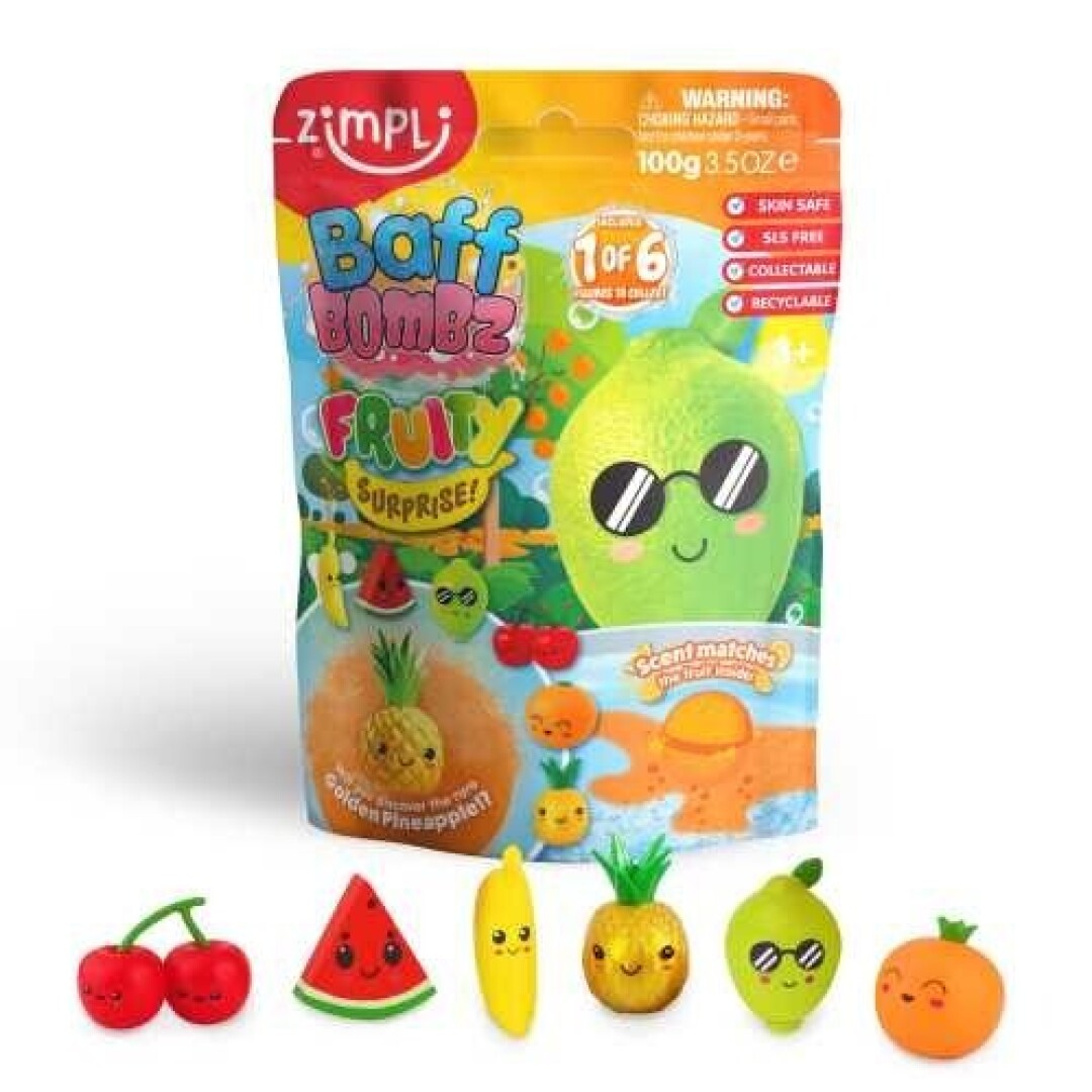 Bomba de Baño SORPRESA: Frutas - Zimpli Kids