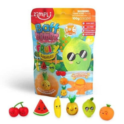 Bomba de Baño SORPRESA: Frutas - Zimpli Kids