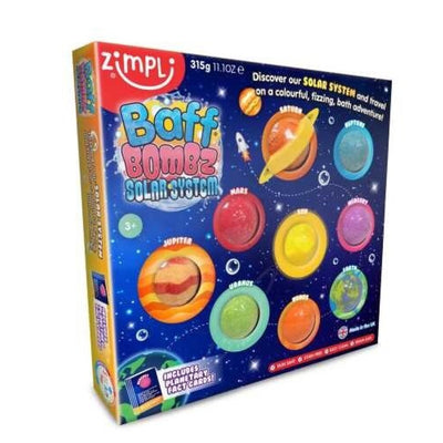 Pack 9 Bombas de Baño: Sistema Solar - Zimpli Kids