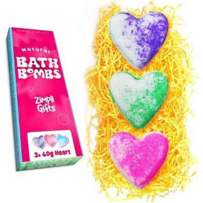 3 Bombas de baño: Corazón - Zimpli Kids