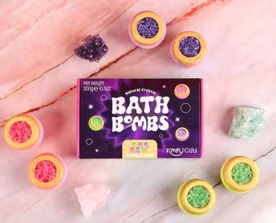 6 Bombas de baño: Crystal - Zimpli Kids