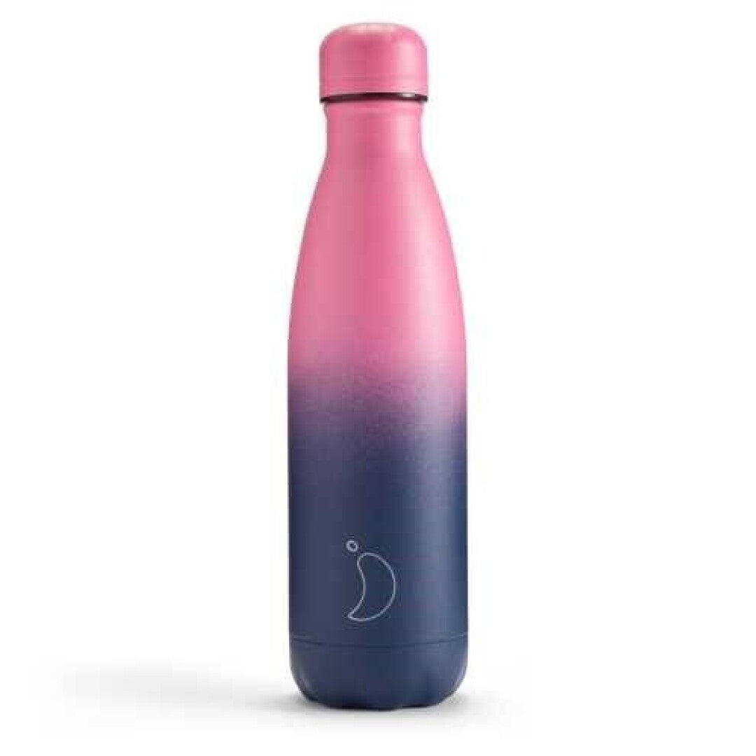 Botella Chilly GRADIENT PINK NAVY: 500 ml
