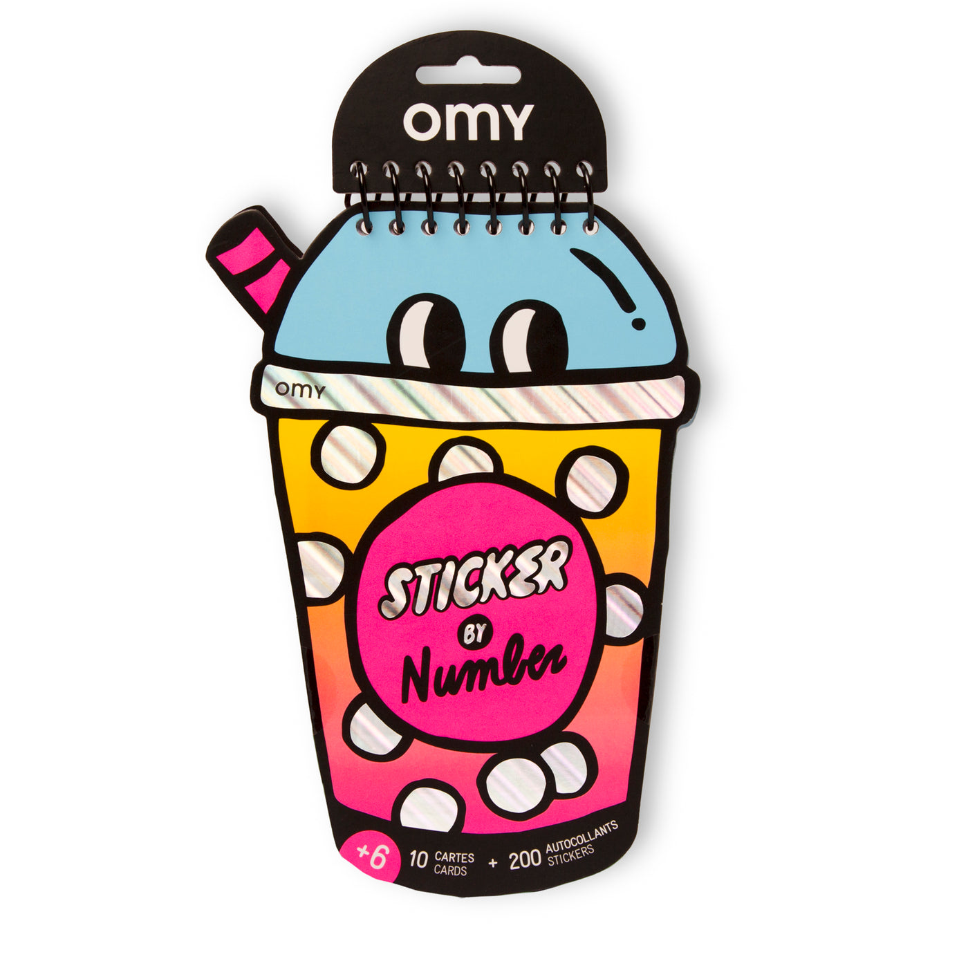 Libro de pegatinas: Bubble Tea - OMY