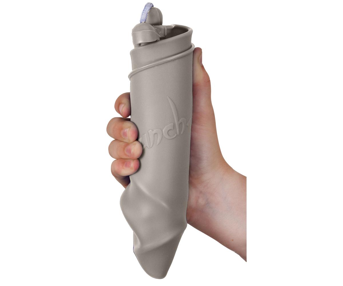 Cubo de Playa de Silicona Scrunch - Gris