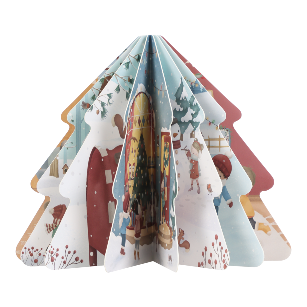 Caja Regalo con cuento Árbol Navideño - Little Dutch