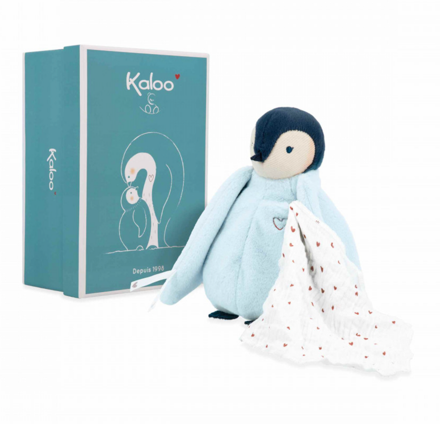 Peluche Pingüino Besucón Azul - Kaloo