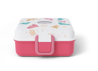 Fiambrera sandwich rosa Birds - Monbento Kids