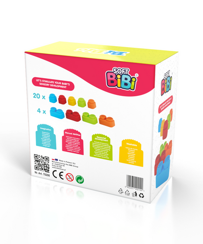Set de 24 Bloques Sensoriales Soft Bibi - BiBio