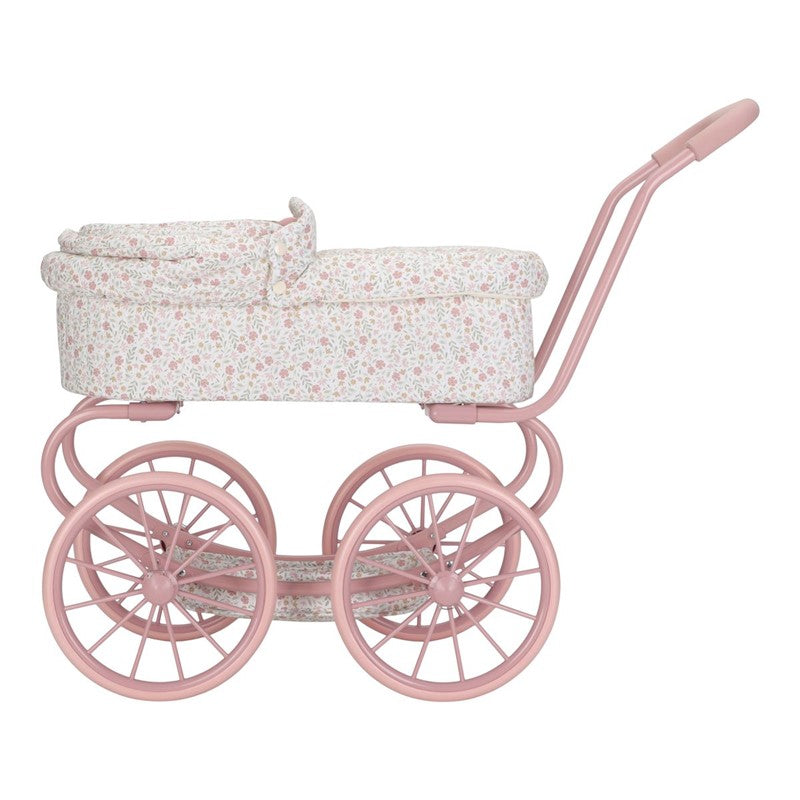 Carrito Muñecas de Metal con Flores -  Little Dutch