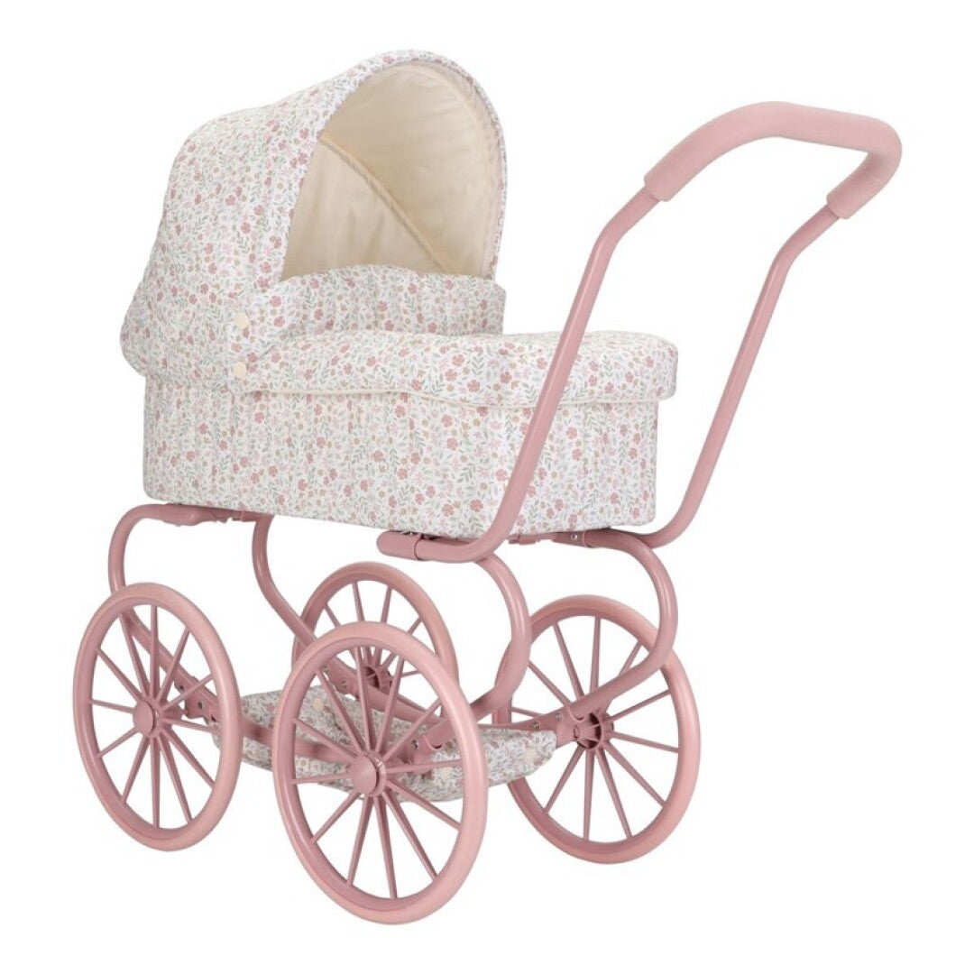 Carrito Muñecas de Metal con Flores -  Little Dutch