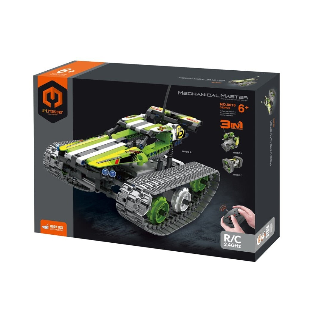 Coche Acrobático 3 en 1 de 353 Piezas con Radiocontrol  - IMMaster