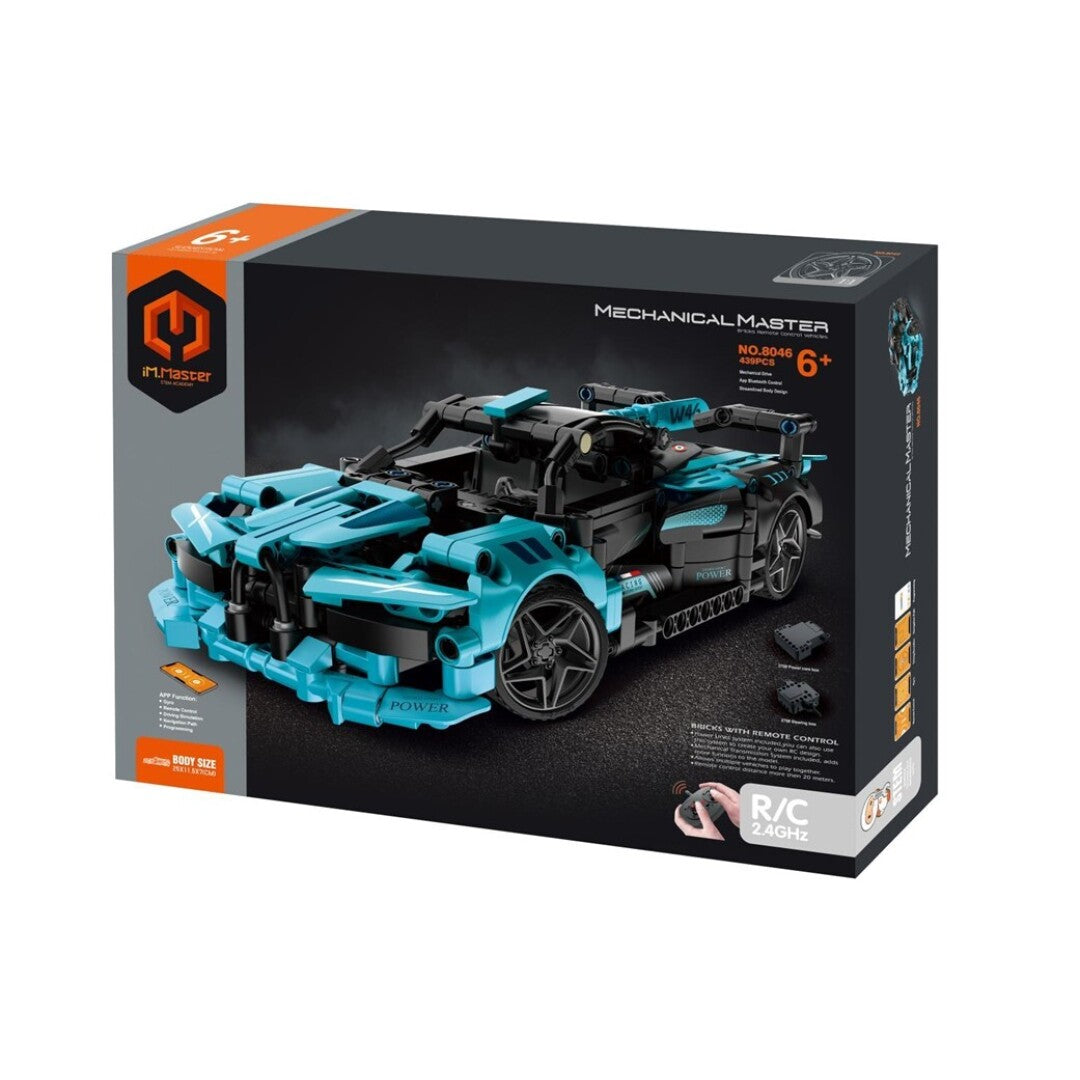 Coche Azul de 439 Piezas con Radiocontrol  - IMMaster