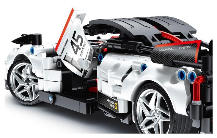 Coche Blanco de 476 Piezas con Radiocontrol  - IMMaster