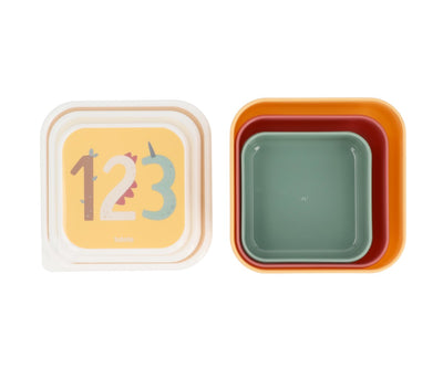 3 Cajas Almuerzo Funny Letters - Tutete