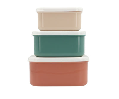 3 Cajas Almuerzo Geometric Nature - Tutete