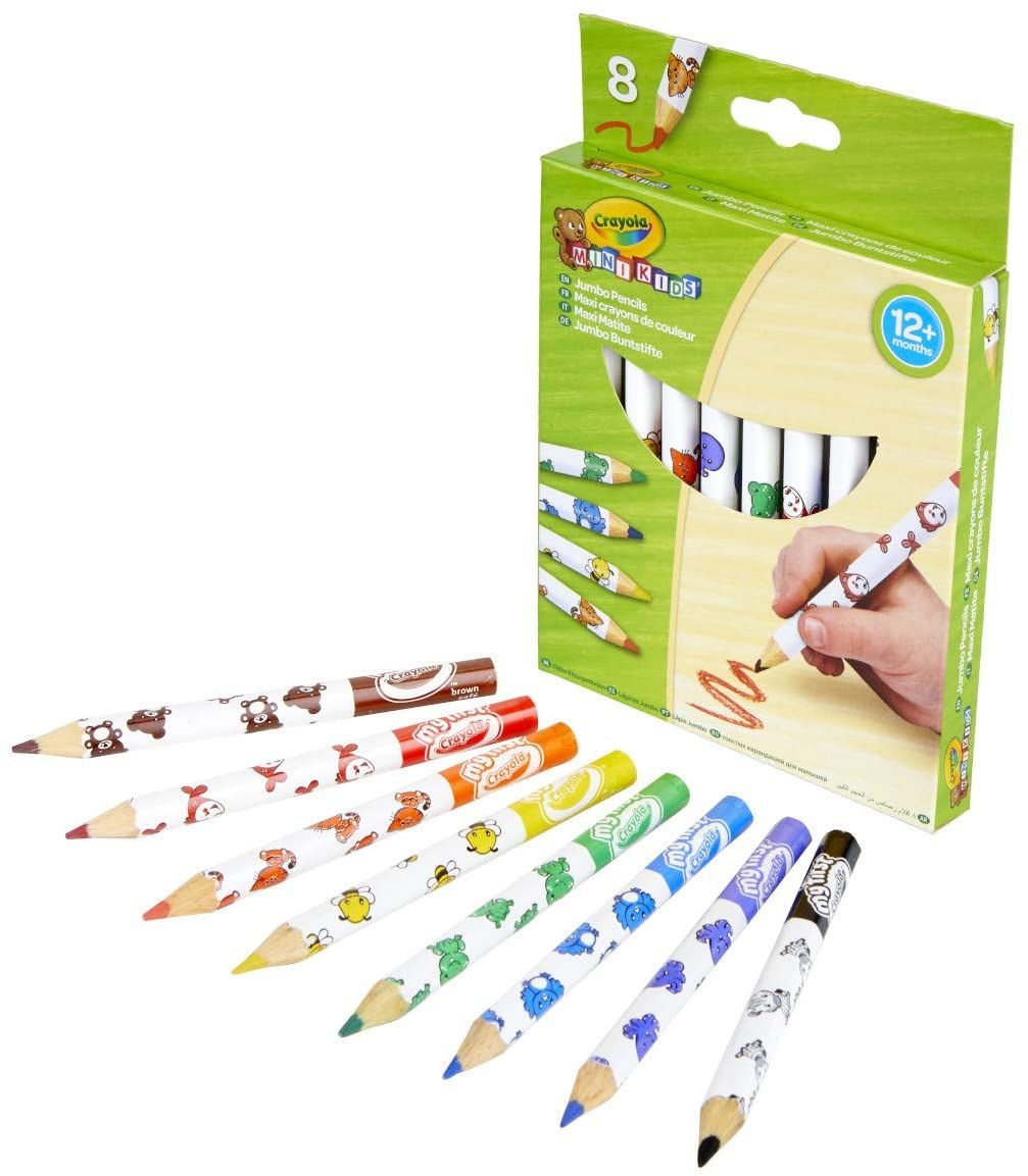 8 Lápices de colores Jumbo - Crayola