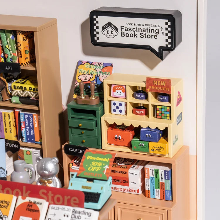 Madnesstoys- Maqueta  SUPERSTORE Fascinating Book Store