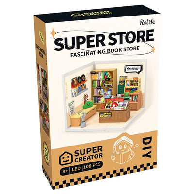 Madnesstoys- Maqueta  SUPERSTORE Fascinating Book Store
